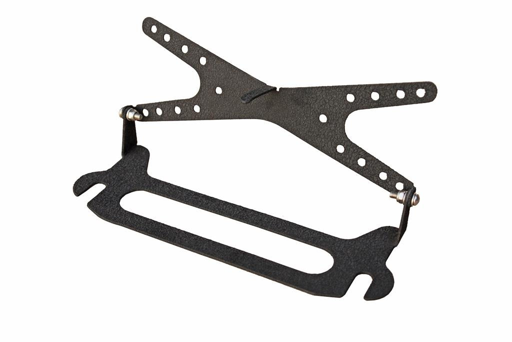 Lightweight Folding Winch License Plate Bracket