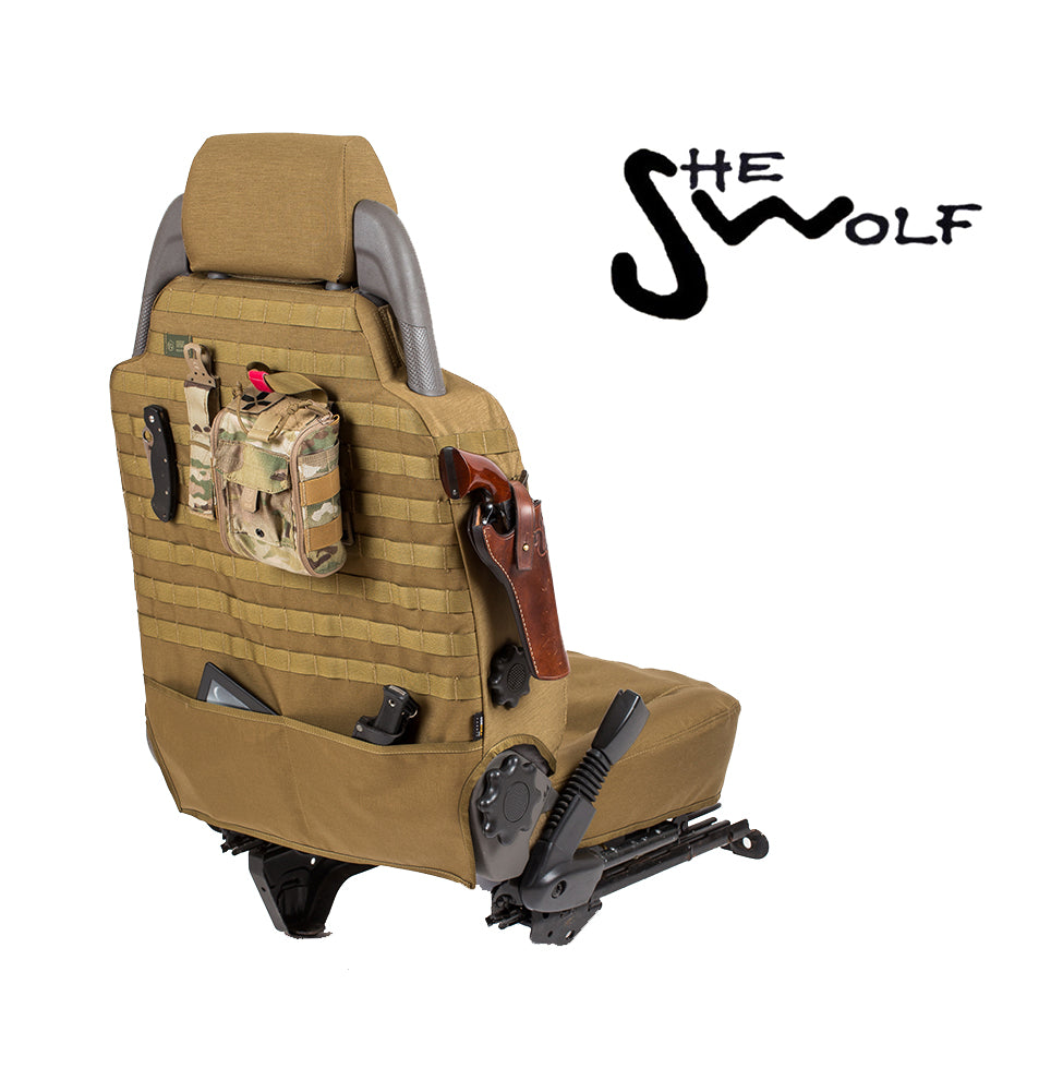 Seat covers – Organizer set for the front of the Land Rover Discovery 2