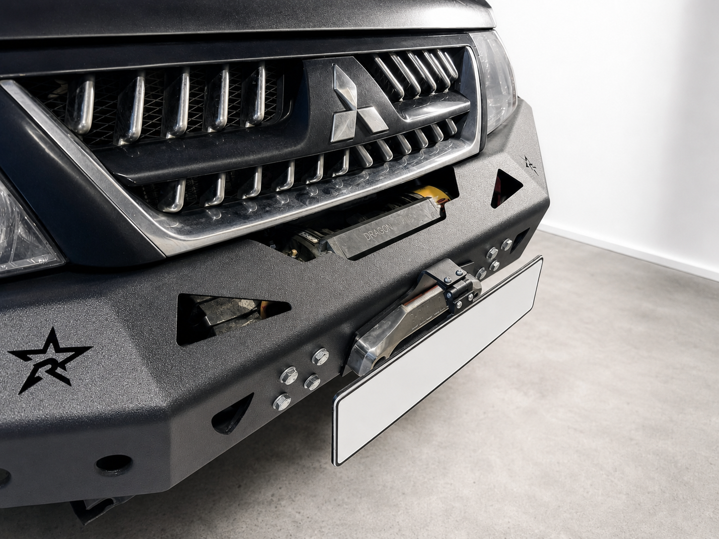 Folding Winch License Plate Bracket