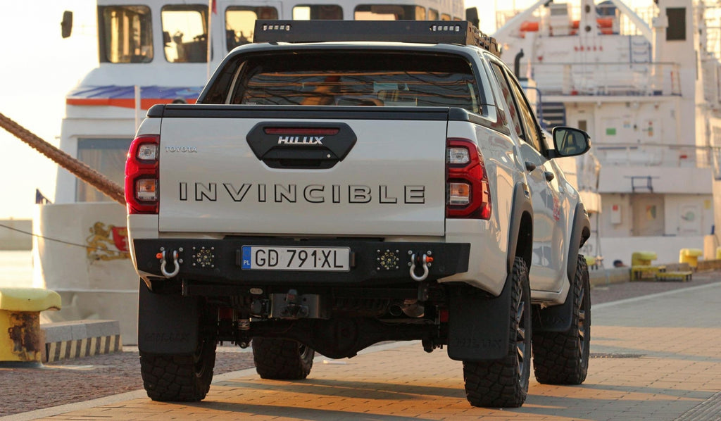 Steel Rear Bumper Toyota Hilux 8 Revo