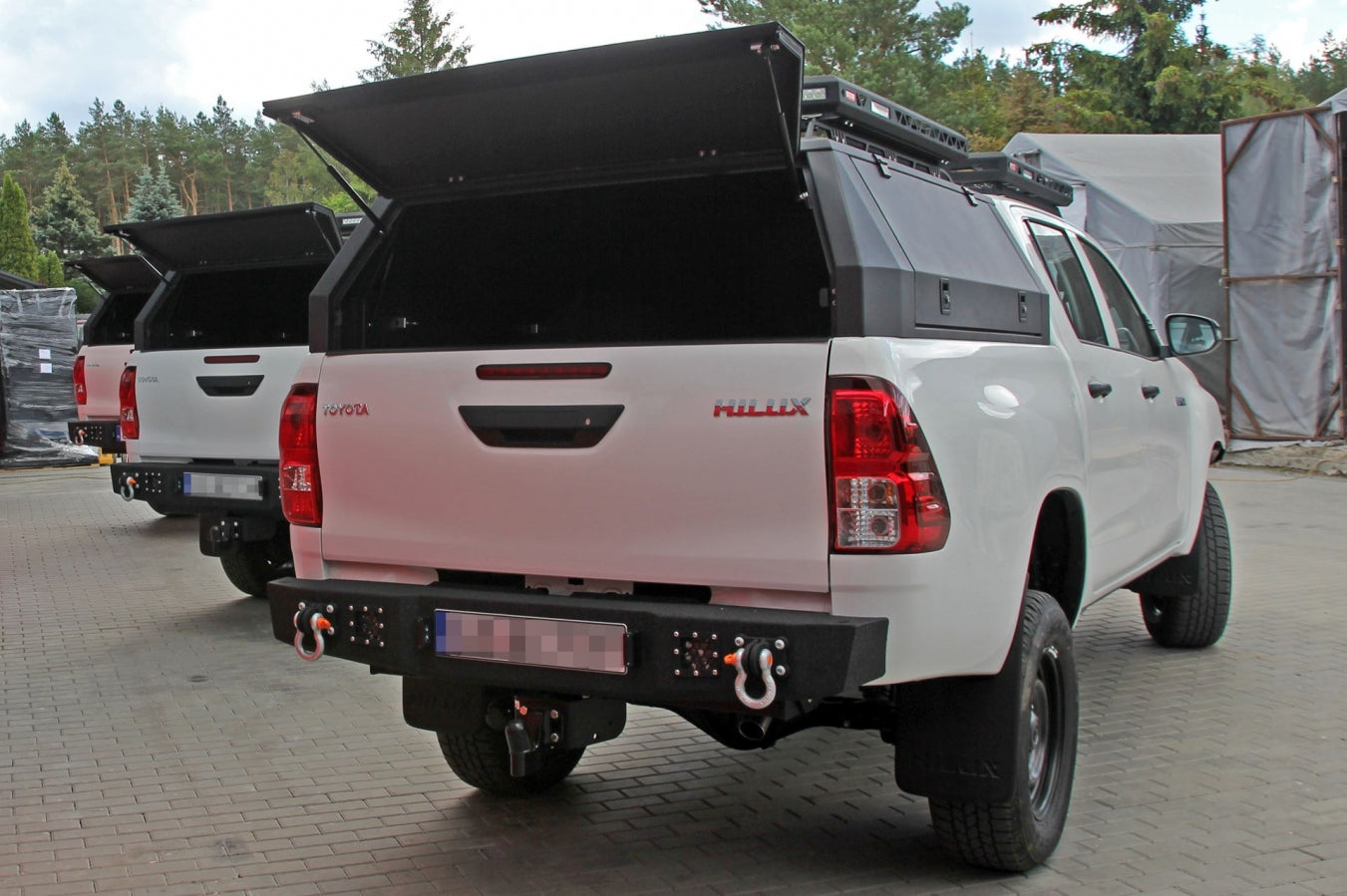 Steel Rear Bumper Toyota Hilux 8 Revo