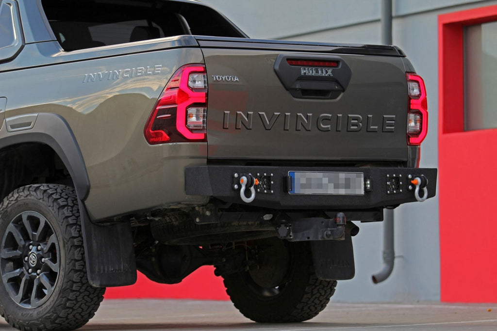 Steel Rear Bumper Toyota Hilux 8 Revo