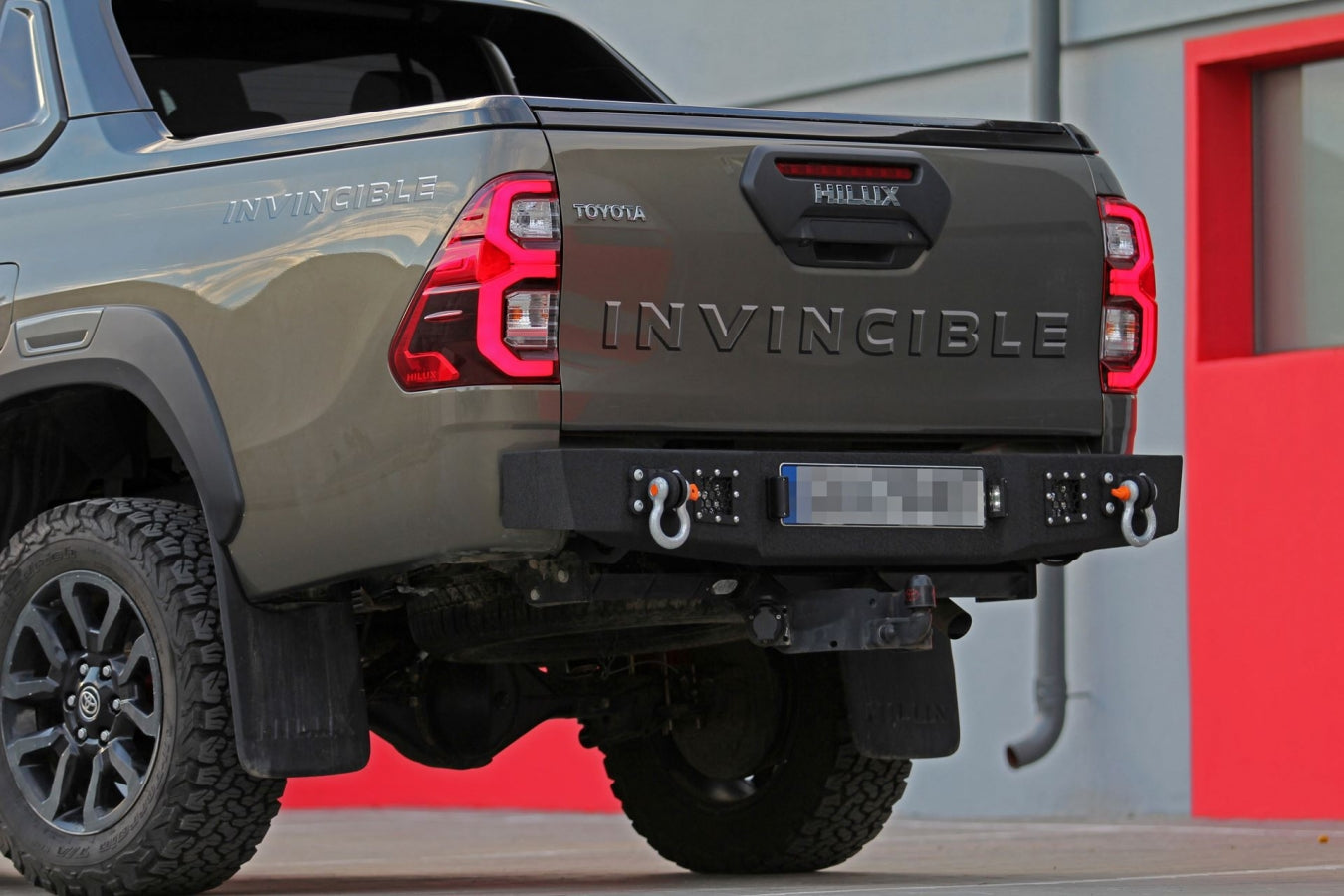 Steel Rear Bumper Toyota Hilux 8 Revo