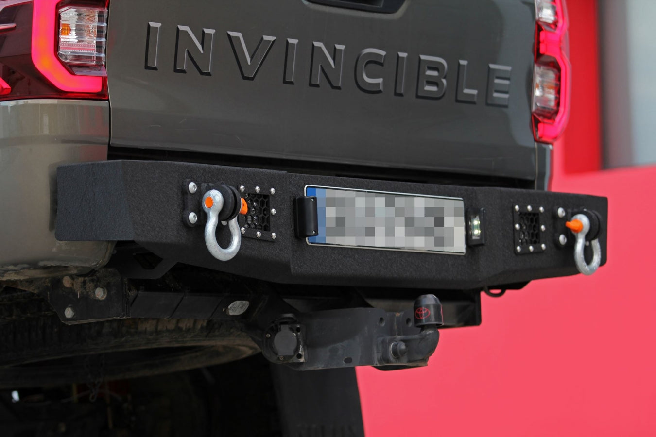 Steel Rear Bumper Toyota Hilux 8 Revo