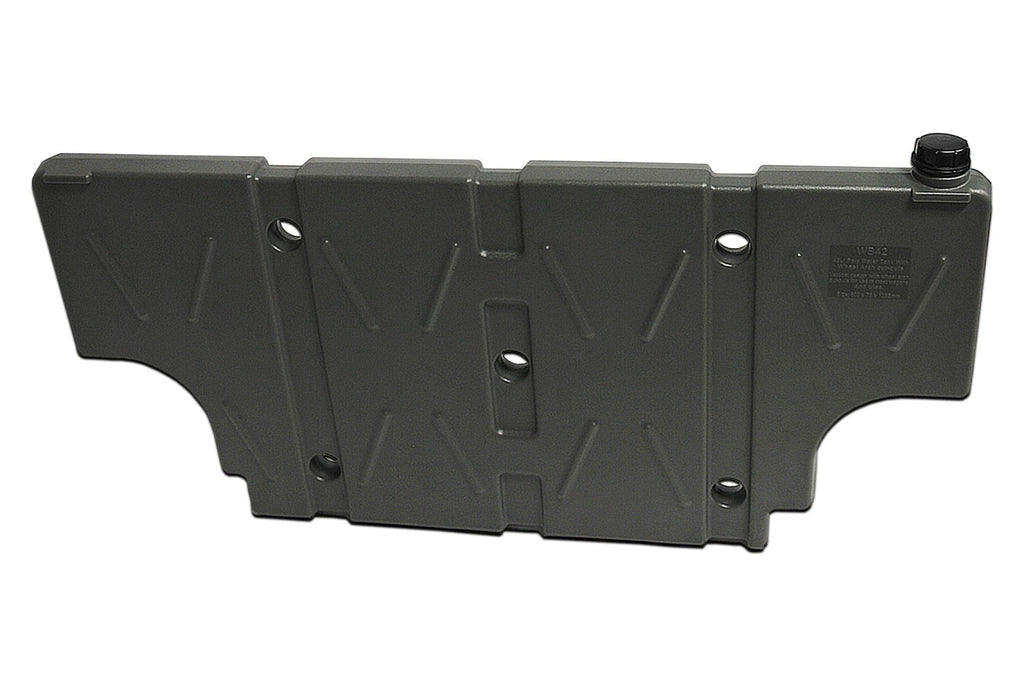 Flat water tank 42L (LLDPE) Grey for interior use (behind rear seat)