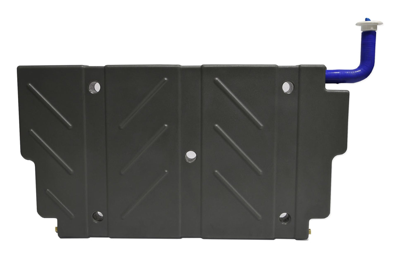 Flat water tank 45L (LLDPE) grey with filler cap (behind rear seat)