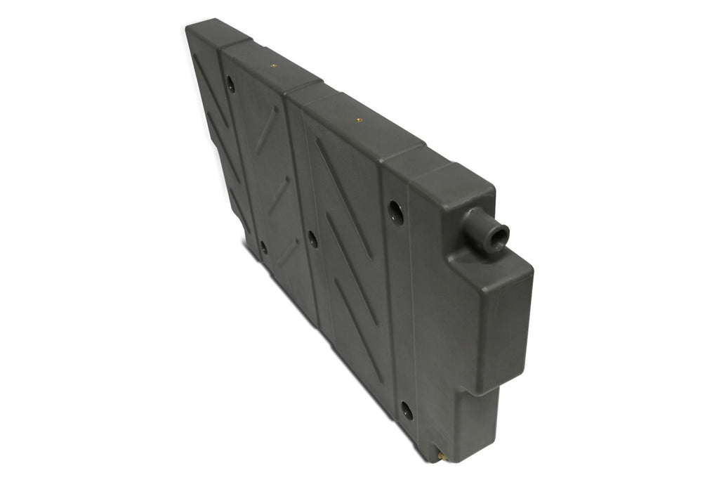 Flat water tank 45L (LLDPE) grey with filler cap (behind rear seat)