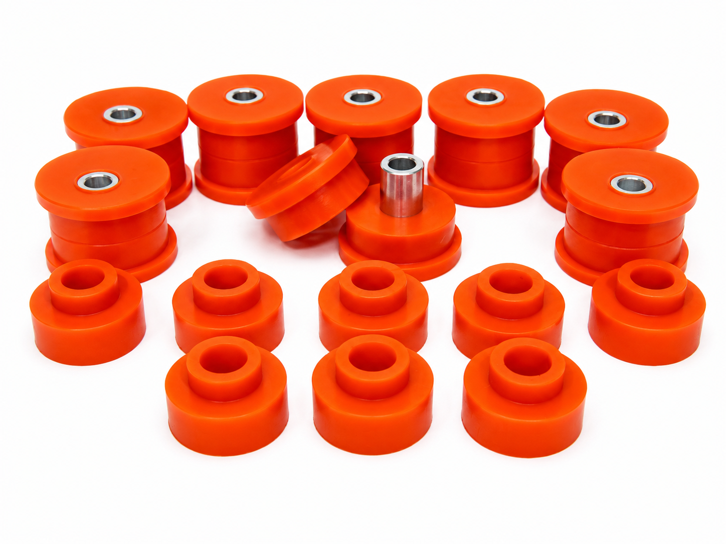 PU Exzenter Buchsen Set für Mercedes G-Klasse W460 W461 W463 mit 50 mm Höherlegung