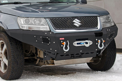 Aluminum Underrun Protection Suzuki Grand Vitara 2 JT 05-08 with Winch Bumper