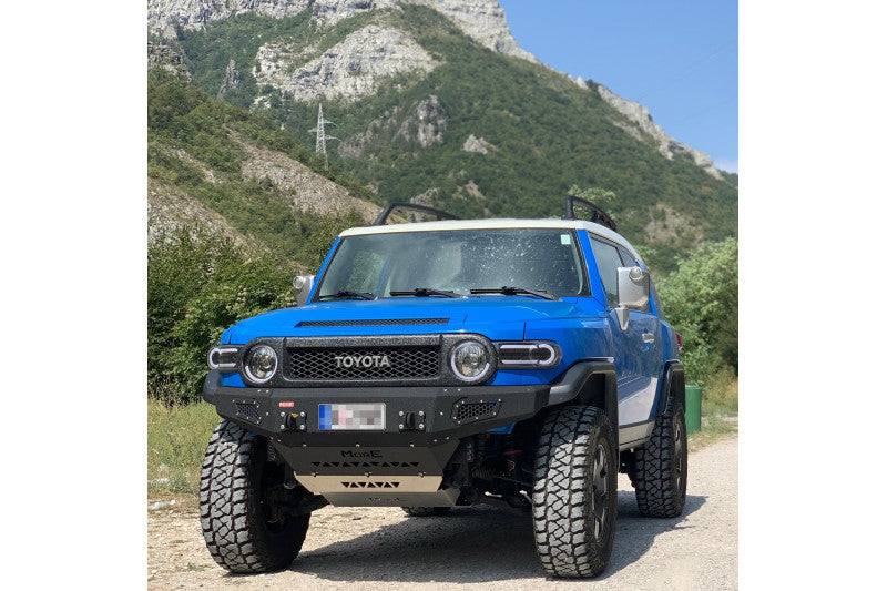 Aluminium Unterfahrschutz Motor & Lenkung Toyota FJ Cruiser für Seilwindenstoßstange