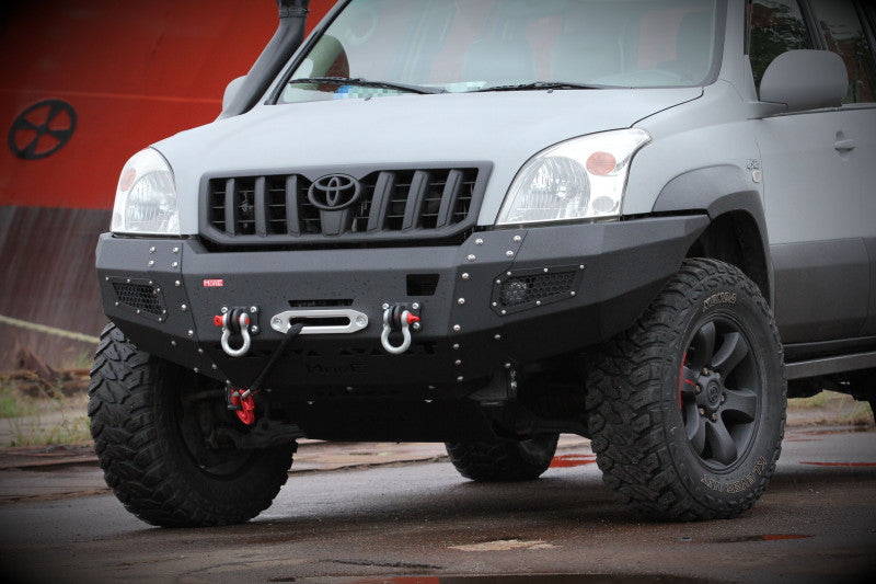 Aluminum Skid Plate Engine & Steering Toyota Land Cruiser J120 for Winch Bumper