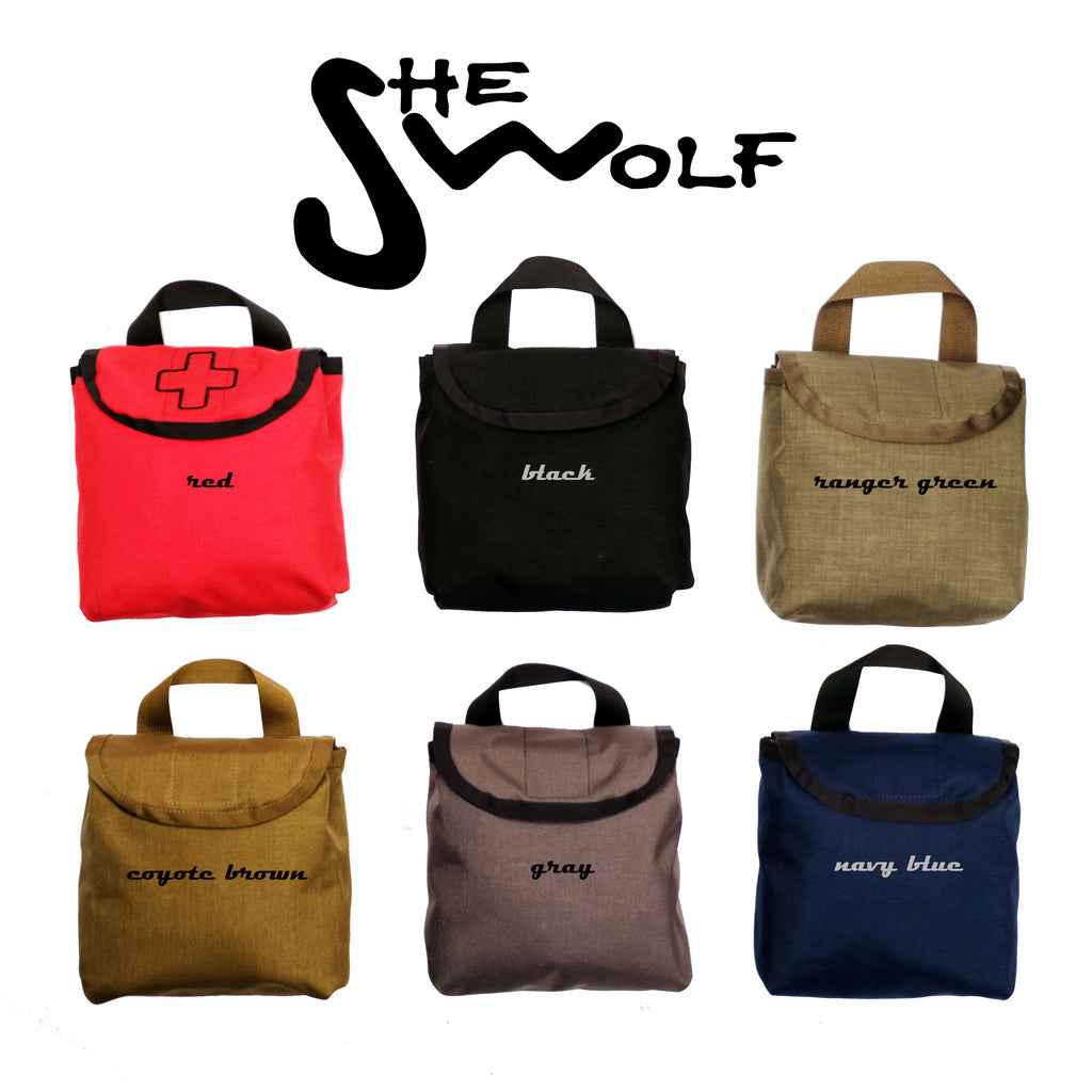 Side window organizer for Jeep Wrangler JLU with first aid kit or replaceable tear-off bag