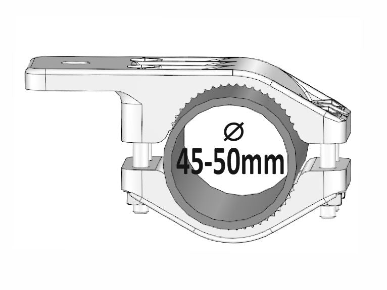 FITRUB 45-50 mm Mounting Clamp Holder for Pipes