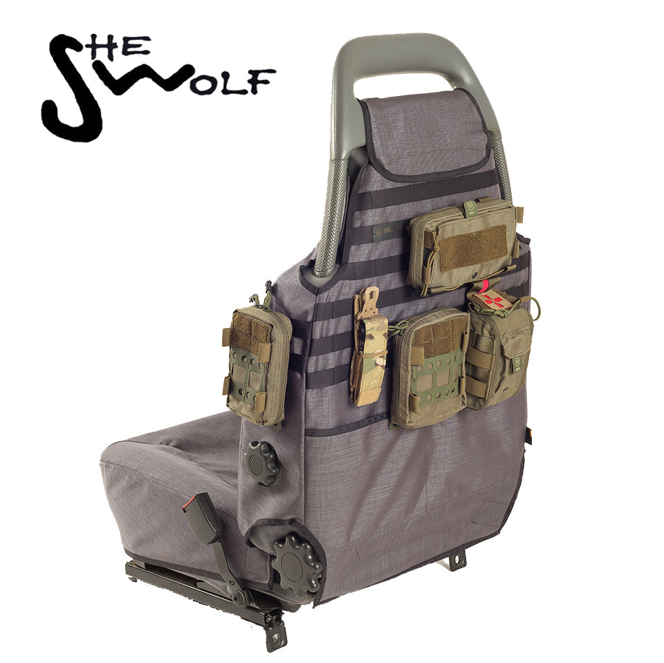 Seat covers – Organizer set for the front seats of the Land Rover Discovery 1 300 tdi