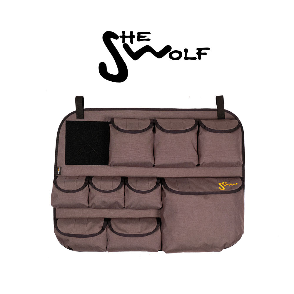 SHE-WOLF side window organizer for Nissan Primastar L1 (2001–2014) with first aid kit or removable tear-off bag