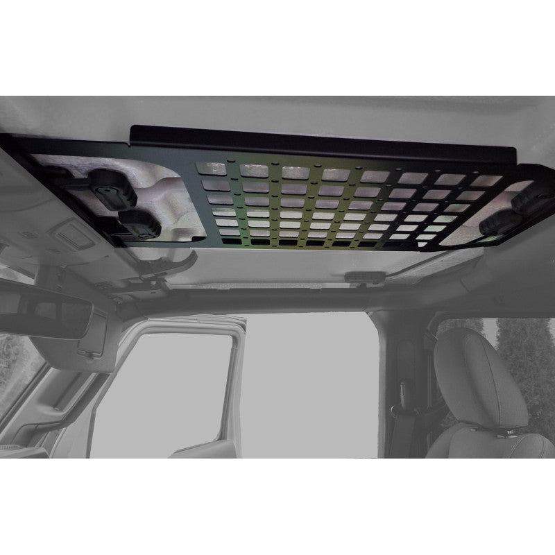 Jeep Wrangler JL JLU Overhead Molle Panel Roof Console