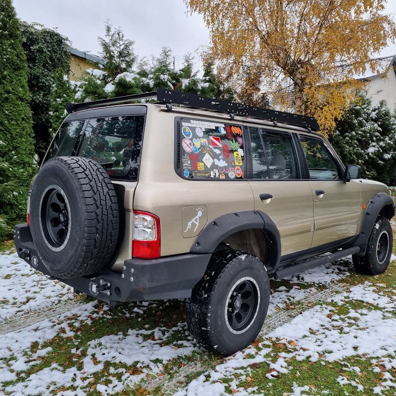 Nissan Patrol GU / GR Y61 Aluminium Low Profile Dachträger 5-Türer