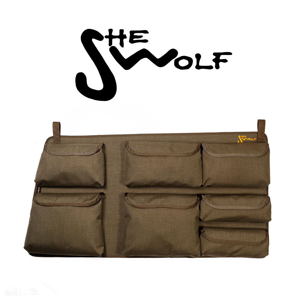 SHE-WOLF Organizer for the left side window of VW T4 SHORT (with and without air conditioning in the A-pillar)
