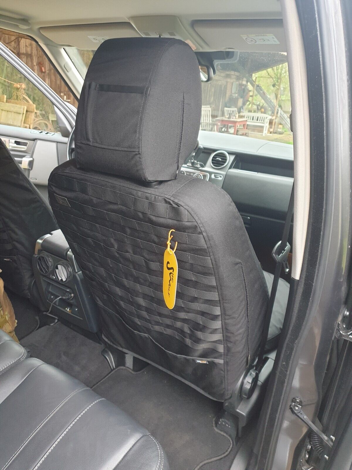 Seat covers – Organizer set for the front of the Land Rover Discovery 4