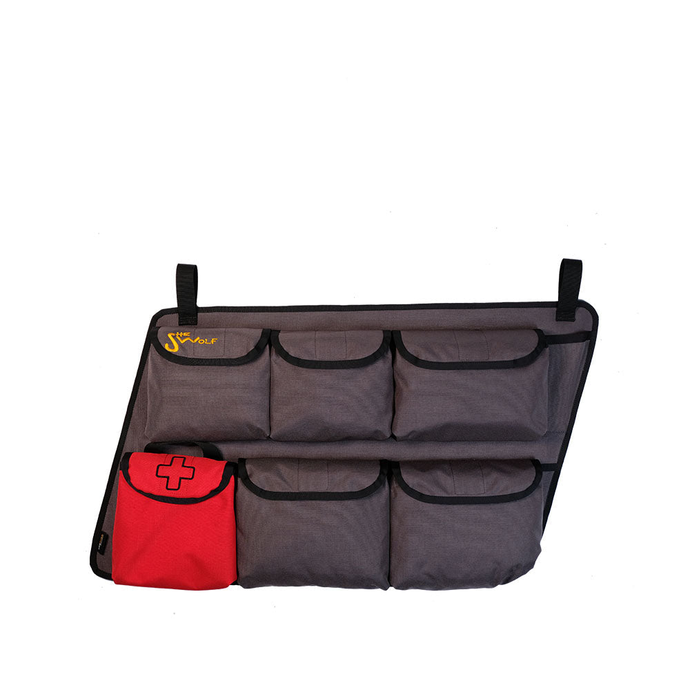 SHE-WOLF Side Window Organizer for Nissan Patrol Y61 GU4 5-Door with First Aid Kit or Detachable Tear-Off Bag