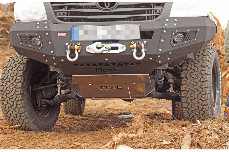Steel Underrun Protection Engine & Steering Toyota Hilux 7 Vigo 2005-2011 with MO-Z010 Bumper