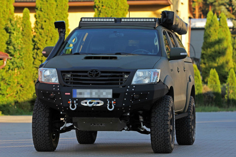 Steel Underrun Protection Engine & Steering Toyota Hilux 7 Vigo 2005-2011 with MO-Z010 Bumper