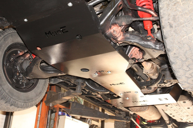 Stahl Unterfahrschutz Motor & Lenkung Toyota Land Cruiser 150 mit MO-Z007 Stoßstange