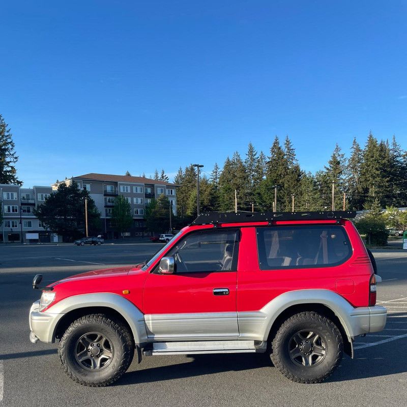 Toyota Land Cruiser Prado 90 3-Türer Aluminium Low Profile Dachträger