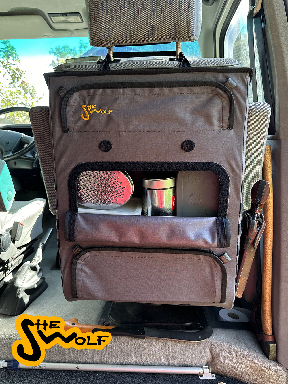 SHE-WOLF VW T4 Rear Seat Cabinet Seat Organizer