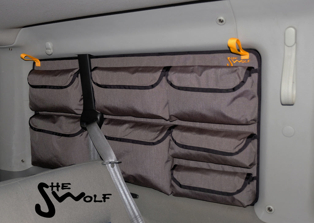 SHE-WOLF Organizer for the left side window of VW T4 SHORT (with and without air conditioning in the A-pillar)
