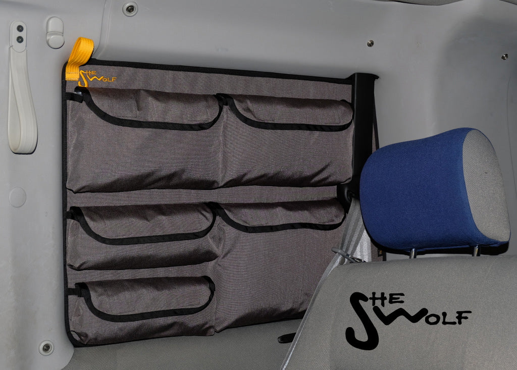 Fenstertaschen Organizer rechte Fensterseite VW T4 KURZ (mit Lüftung in der A-Säule)