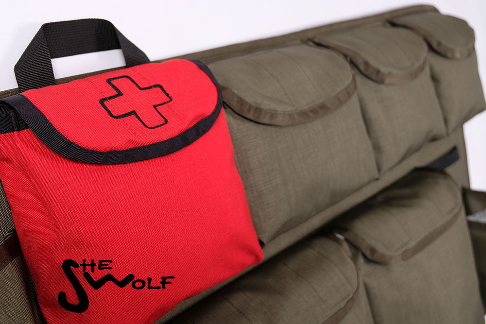 SHE-WOLF Side Window Organizer for Nissan Patrol Y61 GU4 5-Door with First Aid Kit or Detachable Tear-Off Bag