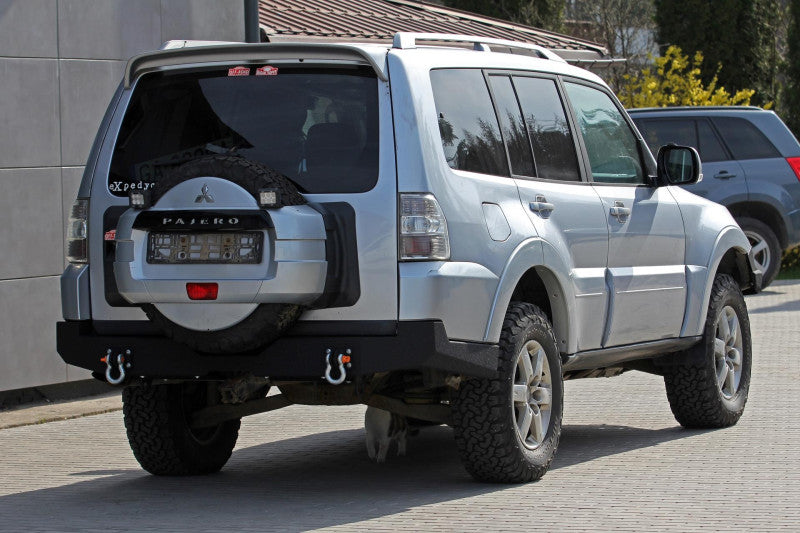 Steel Rear Bumper Mitsubishi Pajero 4 V80 long