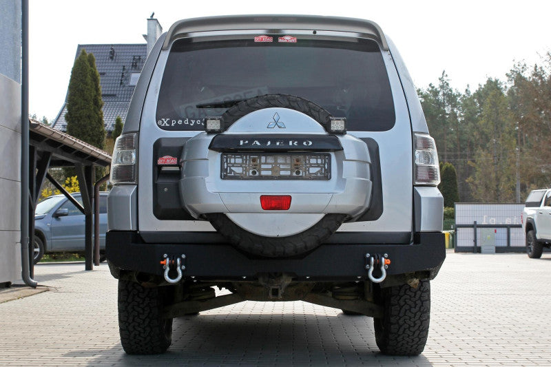 Steel Rear Bumper Mitsubishi Pajero 4 V80 long